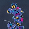 Boys' - Disney - Mickey Silhouette Expressive Pattern Graphic Long Sleeve Fleece Sweatshirt - 2 of 4