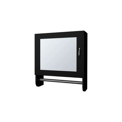 GlasFlength Decorative Wall Mirrors Bathroom Decor Cabinet Accent Mirror Vanity Medicine Cabinet Mirrors for Bathroom Wall, Black, 17.7"*5.7"*19.7"