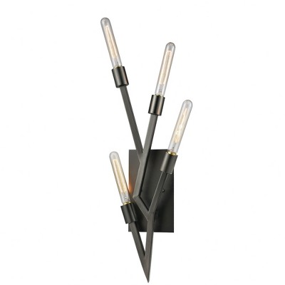 Elk Home Freeform 4 - Light Wall Light in  Dark Graphite