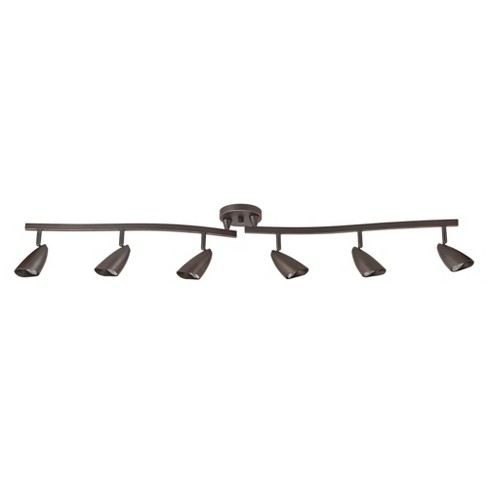 Globe Electric 59376 Grayson 6 Light 52 3 8 Wide Fixed Rail Ceiling Fixture