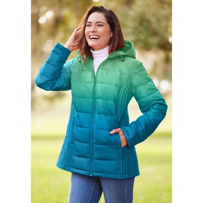 Woman Within Packable Puffer Jacket