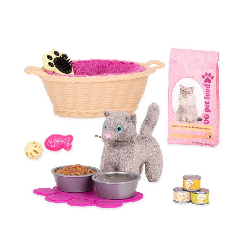 Our Generation Cat Pet Plush Care Accessory Set for 18&#34; Dolls, 3 of 6