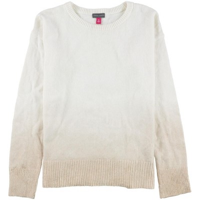 Vince Camuto Womens Ombre Foil Pullover Sweater