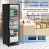 Beverage Cooler - 12.4 Cu Ft Upright Display Fridge with Reinforced Glass Door, Adjustable Shelves & Drink Organizers - 2 of 4