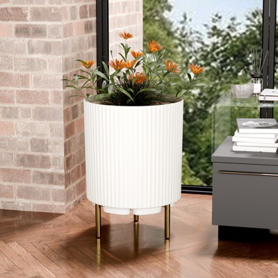 Maggift Round Tall Planter
