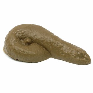 Skeleteen Realistic Fake Poo - for Gags and Pranks - Novelty Joke Plastic Toy for Halloween or April Fool's - Looks Real - 4.5" Long - 1 of 4