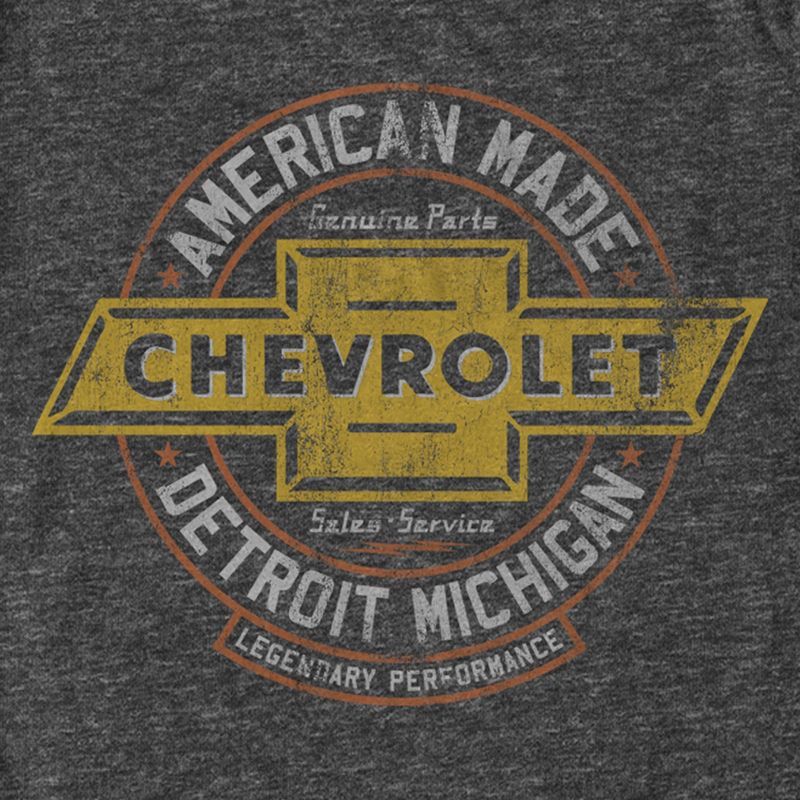Men's General Motors American Made Distressed Logo T-Shirt, 2 of 4