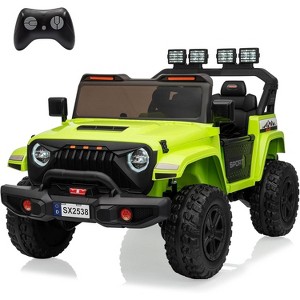 Jojoka 24V 2-Seater Kids Ride On Truck, Electric Car with 4WD 800W Motor,Parent Remote Control,3 Speeds& Built-in Music Player - 1 of 4