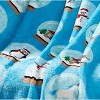 Kate Aurora Christmas Snowman & Gingerbread Ultra Plush Snow Globes Accent Throw Blanket - 50" x 70" - 3 of 3