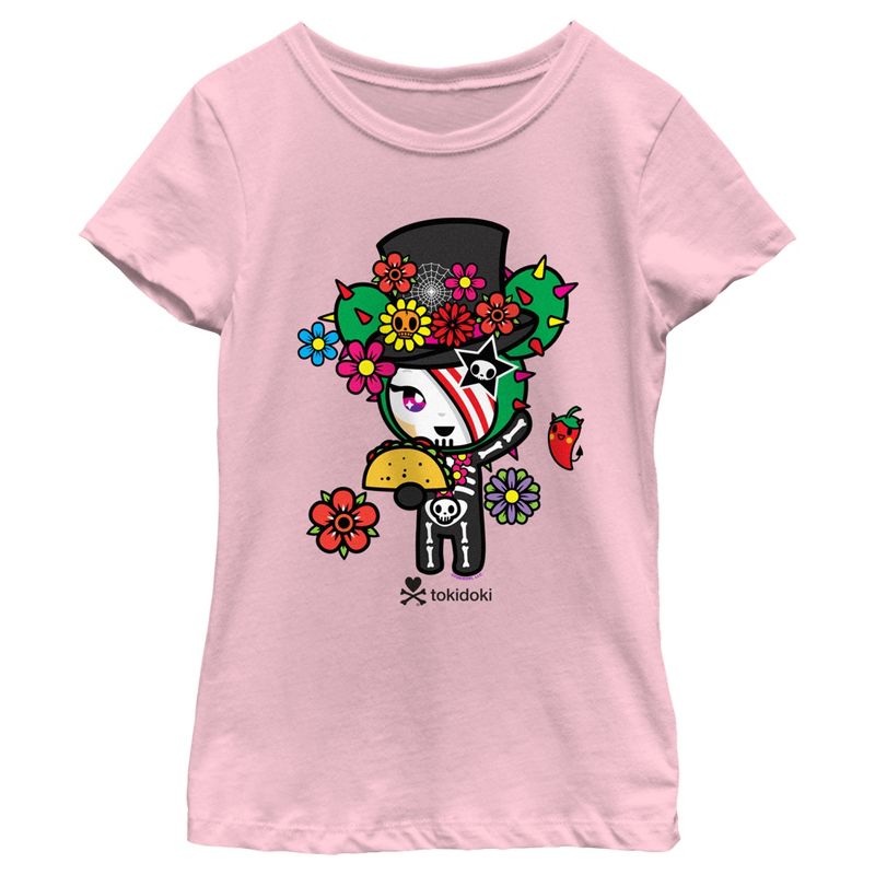 Girl's Tokidoki Skeleton SANDy T-Shirt, 1 of 5