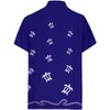 LA LEELA Men's Beach Cruise Holidays Shirts Casual Button Down Shirts For Men Summer Vacation Aloha Tops Hawaiian Shirt - 2 of 4