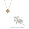 Adornia 14k Gold Plated Pointed Clover Necklace - 4 of 4