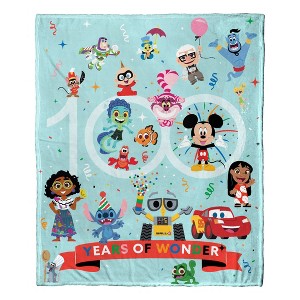 Northwest Disney 100 Silk Touch Throw Blanket, 50" x 60", Years of Wonder - 1 of 1