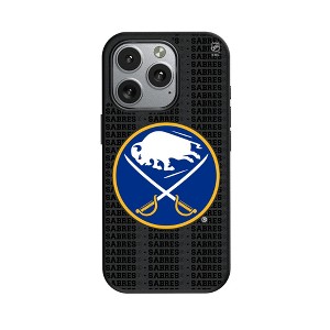 NHL Eastern Conference Teams Text Backdrop MagSafe Compatible Cell Phone Case for Apple iPhone - 1 of 4