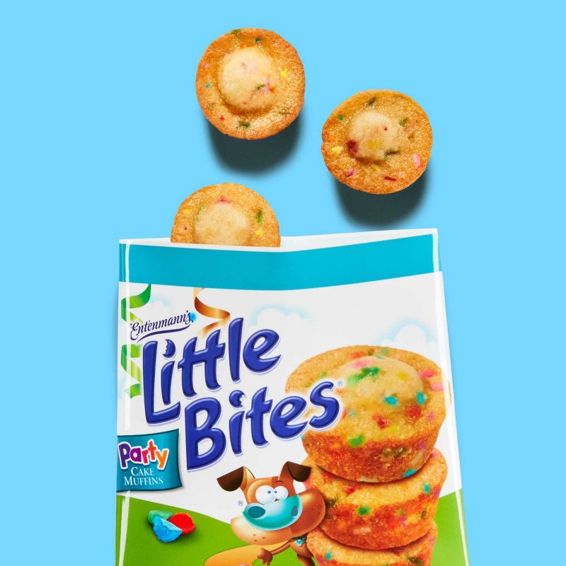 Entenmann&#39;s Little Bites Party Cake Muffins - 8.25oz, 3 of 12