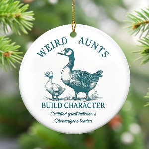 Aunt Christmas Funny Gifts for Women - Goose and Gosling Ceramic Christmas Ornaments 2025 - 1 of 4