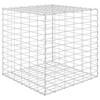 vidaXL Cube Gabion Raised Bed Steel Wire 23.6"x23.6"x23.6" - 2 of 4