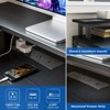 68 inch Gaming Desk with Power Outlet, Reversible L Shaped Desk with Monitor Stand & Storage Shelves - 4 of 4