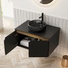GDFStudio Montville Modern Bathroom Vanity with Sintered Stone Countertop - 2 of 4