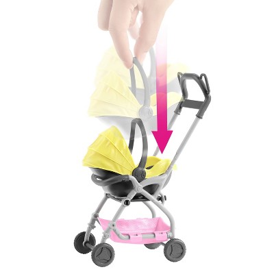 barbie skipper babysitter with stroller