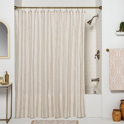Gold Shower Curtains Target, White And Gold Shower Curtain Hooks
