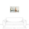 Creative Products Muted Sailboats On Water 30 x 20 Canvas Wall Art - 3 of 4