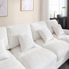 113''W Elegant U-Shaped Chenille Upholstered Sectional Sofa, 4-Seat Large Couch with 2 Chaises -Morden Fort - 2 of 4