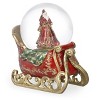 Roman Musical Santa's Sleigh Glittered Christmas Decorative Globe - 2 of 3