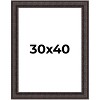 PosterPalooza | 3.5" Wide Ornate Brown Picture Frame - UV Acrylic, Foam Board Backing, Hanging Hardware - 2 of 4