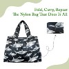 Wrapables Large Foldable Tote Nylon Reusable Grocery Bags - 4 of 4
