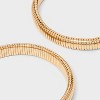 Ribbed Bracelet Set 2pc - A New Day™ Gold - 3 of 3