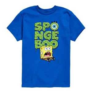 Boys' - SpongeBob SquarePants - Scardey Pants Short Sleeve Graphic T-Shirt - 1 of 4