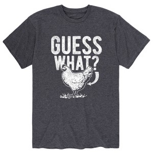 Men's - Country Casuals - Guess What Chicken Butt White Short Sleeve Graphic T-Shirt - 1 of 4