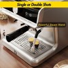 COZONY 20-Bar Espresso Machine with Grinder, Milk Frother Wand, 2.8L Removable Tank, Semi-Auto for Latte, Cappuccino - 4 of 4