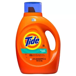 Tide Seaside Fresh HE Compatible Liquid Laundry Detergent - 92 fl oz