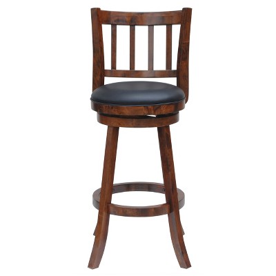 Bloomington 24" Counter Height Barstool Hardwood/Walnut - Boraam