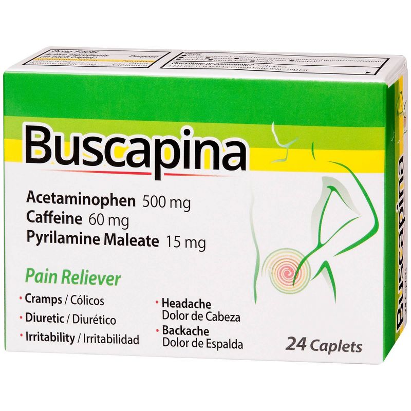 Buscapina Pain Relief Caplets - Acetaminophen - 24ct, 4 of 5