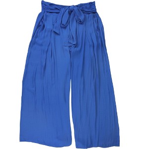 Alfani Womens Satin Tie-Waist Casual Wide Leg Pants - 1 of 1