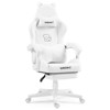 Racxily Cat Gaming Chair with Paw Lumbar Cushion, PC Video Gamer Chair for Teens & Women - 2 of 4