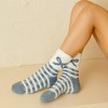 Anna-Kaci 3-Pair Fuzzy Bow Knit Crew Socks Set with Plush Soft Texture, Stretchy Cozy Fabric, and Graphic Bow Pattern for Gifting - 2 of 4