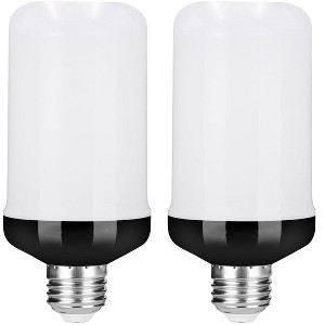Itopfox Upgraded LED Flame Light Bulbs, 4 Modes Flickering with Upside Down Effect, E26 Base Fire Bulb for Halloween, Christmas Decor, Party, Home - 1 of 4