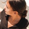 14K Rose/White Gold Plated Lariat Necklace, Star Drop Y-Shaped Pendant, Adjustable Minimalist Chain for Women - 4 of 4