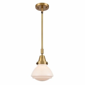Olean - 1 Light Stem Hung Mini Pendant In Industrial Style-8.88 Inches Tall and 6.75 Inches Wide - 1 of 1
