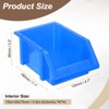 Unique Bargains Plastic Stackable Garage Closet Organization Shelf Bins - 2 of 4