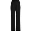Lands' End Women's Crepe High Rise Pleated Wide Leg Pants - 3 of 4