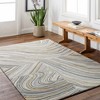 Hauteloom Laxmi Cream Marble Area Rug - 3 of 3