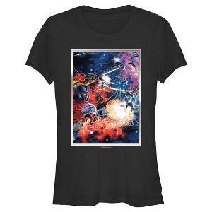 Junior's Transformers Space Battle Poster T-Shirt - 1 of 4