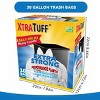 Boxs Of 100 Bags 30 Gallon White Disposable Large Trash Bags For Large Kitchen Trash Can, Hefty Ultra Strong 100 Count 113.5L Multipurpose Supplies - 3 of 4