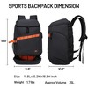 Generic Basketball Backpack with Shoes Compartment Ball Holder Large Sports Equipment Back Pack - 3 of 4