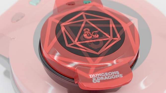 Uncanny Brands Dungeons & Dragons Waffle Maker, 2 of 8, play video